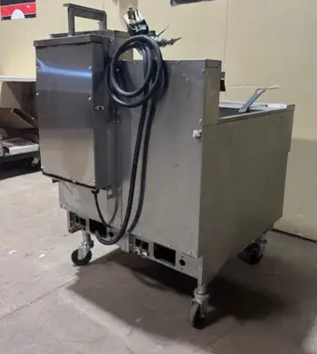 195-0002 Pitco Solstice Supreme Electric Pasta Cooker and Stainless Steel Rinse