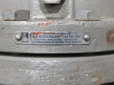 6" Aloyco Stainless Steel Gate Valve Class 150 CF8M Rising Stem No Handle Used