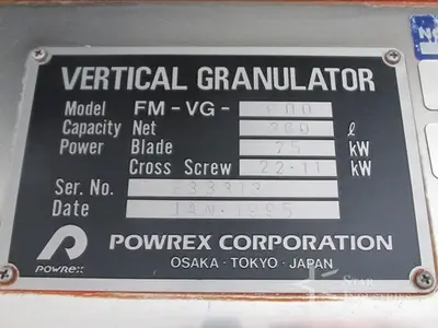 Used 1995 _UNKNOWN_ _UNKNOWN_ High Shear Granulators California US | Star Industries #1255388