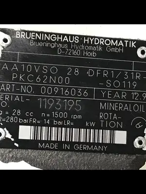 USED BRUENINGHAUS HYDRAULIK AA10VS0 28 DFR1