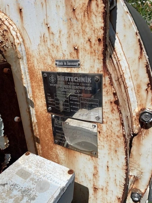 Siebtechnik Tema H-700 Conturbex centrifuge, 316L SS.