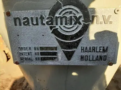 Mixer, Nauta, 3 CF, C/st, 1.5 HP, NautaMix #S744367