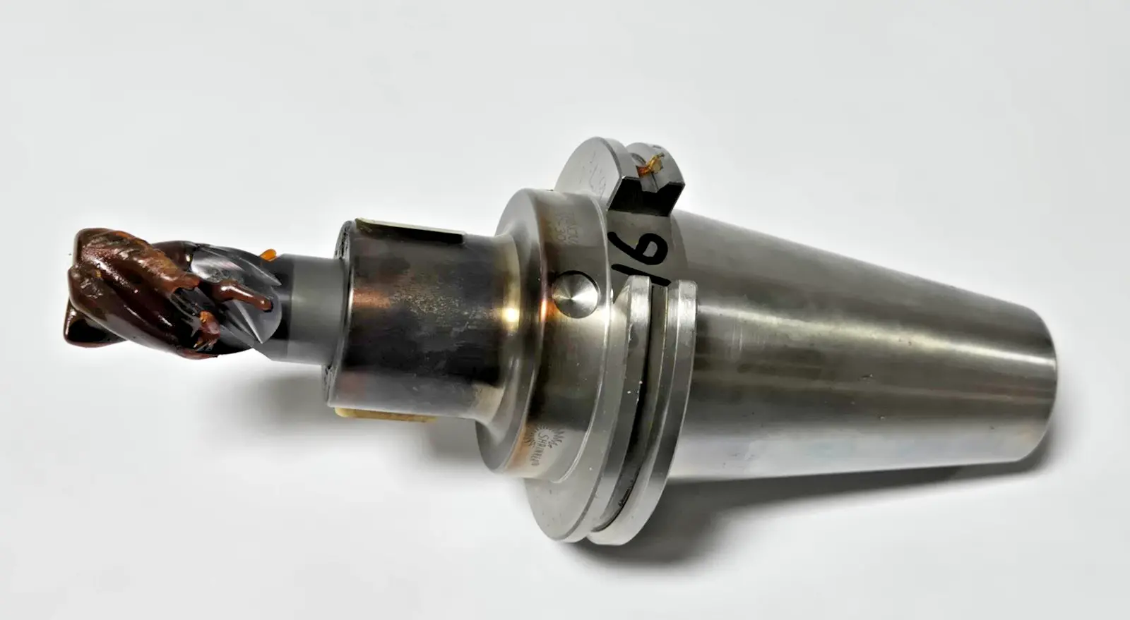 Solid Carbide End Mill 1" Shank CAT50 CNC Tool Holder Shrink Fit