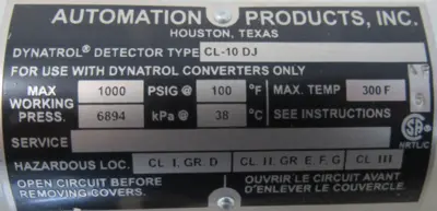 NEW AUTOMATION PRODUCTS CL-10DJ DYNATROL DETECTOR CL10DJ