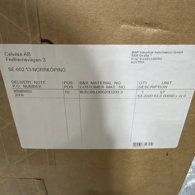NEW B&R Automation 8LSC85.DB020D200-3