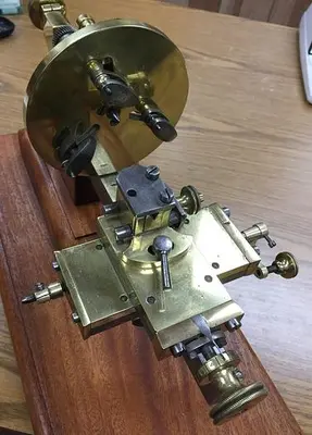 5679-385 Antique Watchmaker’s Bench Lathe – Switzerland, Circa 1860