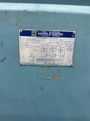 SQUARE D 33749-17212-016 TRANSFORMERS, 3 PHASE, 60 CYCLE, DRY TYPE | Turner's Machinery (2)