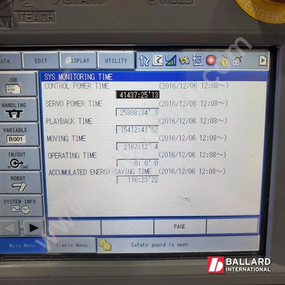 Yaskawa Motoman MH180 Robot w/ DX200 Controller – S92W85-1-4