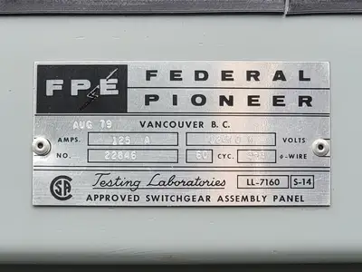 USED FEDERAL PIONEER UC10E3