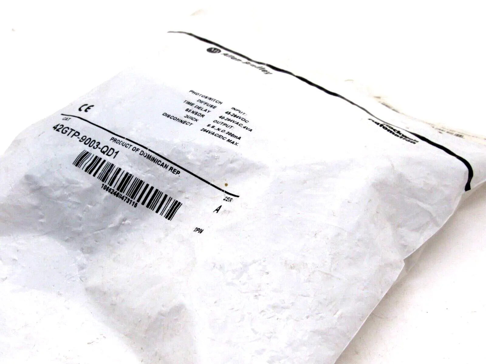 NEW ALLEN BRADLEY 42GTP-9003-QD1 PHOTOSWITCH SER. A 42GTP9003QD1