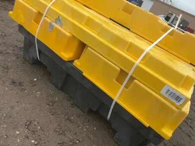 (6) Spill Containment Skids for Barrels, five two drum approx. 2’x4’ and onefour drum approx. 4’x4’