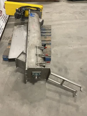 Continental 10” Stainless Steel Auger / Screw Conveyor 216165 230/460 3PH