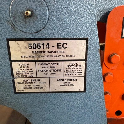 SCOTCHMAN 50514-EC Ironworkers (Equipt) | SNL Machine Trader LLC (4)