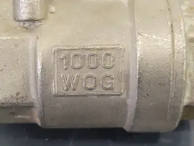 1", 1000 WOG, Full-Port Ball Valve, 455