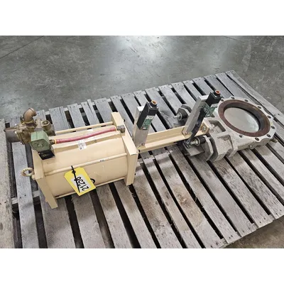 Surplus 10" United Conveyor Corporation Stainless Steel Knife Gate Valve