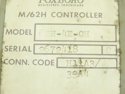 Foxboro H11A3/33A4 62H-4E-OH M/62H HMI Control Station 0 To 100 Dial