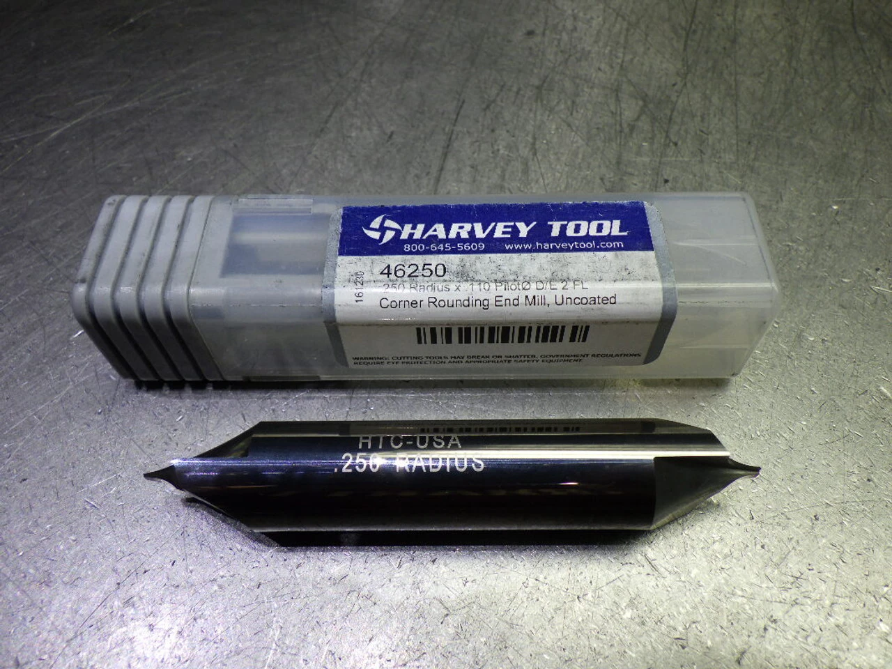 Harvey Tool .11" (.250" R) 2 Flute Carbide Corner Rounding Endmill 46250 (LOC512)