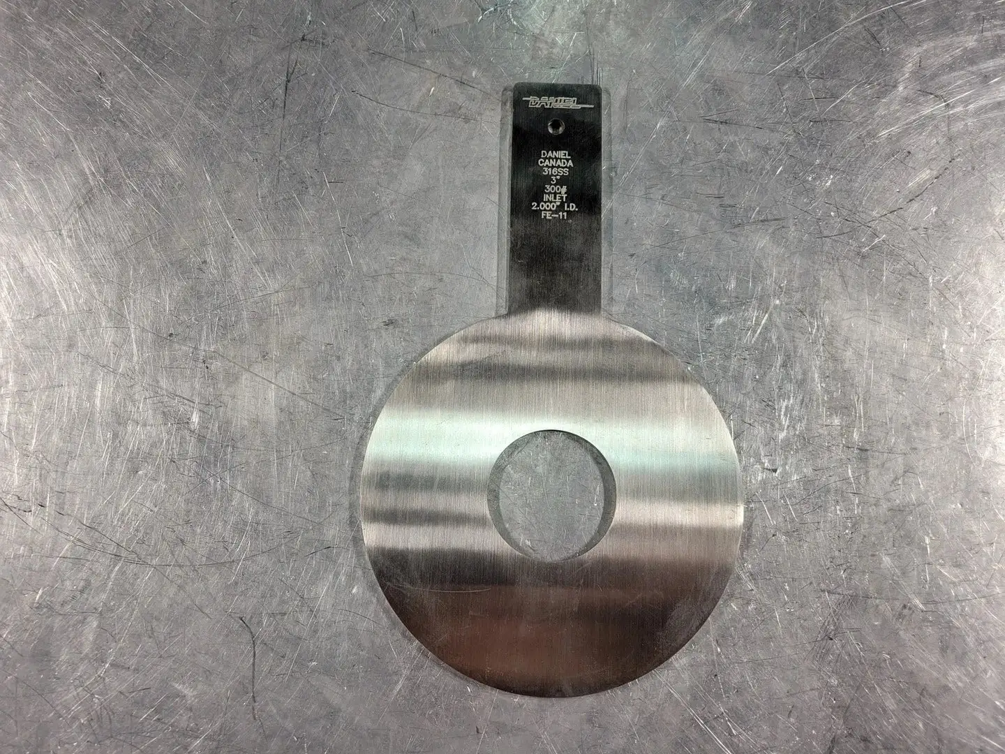 3" 300 Orifice Plate 2.000