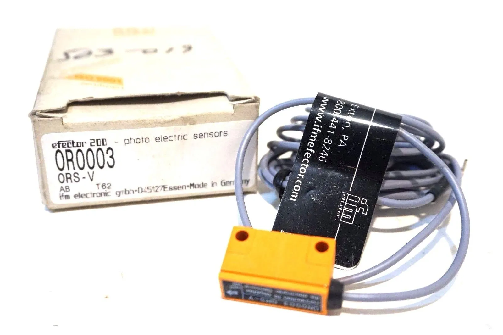 NEW EFECTOR OR0003 PHOTO SENSOR ORS-V