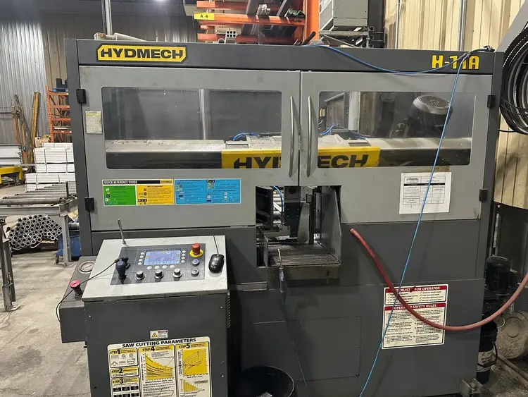 Used 2014 HYD-MECH H-11A Horizontal Dual Column Band Saws Illinois US | BLUMBERG MACHINERY COMPANY #1005205