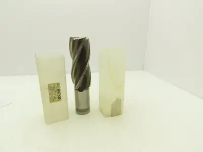 Putnam Tool PLA-563-4 4 Flute Coarse Rough Single End Mill 2.5" Dia x 6" Flute