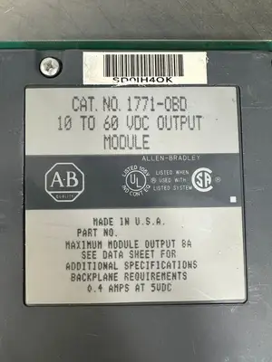 Used Allen-Bradley 1771-0BD PLC Input & Output South Carolina US | Palmetto Automation #1505494
