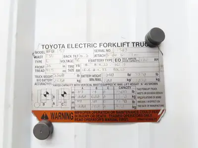 Toyota 67620-U1361-71 Hydraulic 3-Spool Forklift Mast Control Valve From 8FBE15U