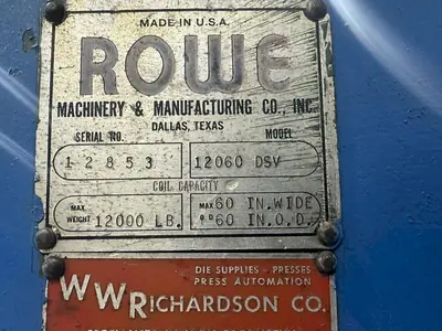 USED ROWE 12060 DSV
