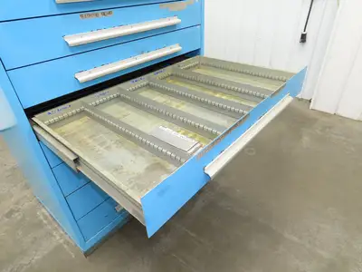 Nu-Era Modular Tool Storage Cabinet 9 Drawer 45x28x61" Stanley Vidmar Lista
