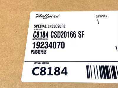 New | in-Stock Hoffmann CSD20166 SF Special Enclosure Electrical Boxes Michigan US | Maverick Industrial Sales #1419282