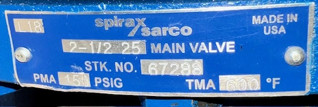 Used Spirax Sarco _UNKNOWN_ Valves/Fittings Minnesota US | Peak Machinery, Inc. #285210