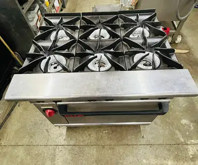 Vulcan G36L Natural Gas 6-Burner Stove/Range with Oven Fully Refurbished