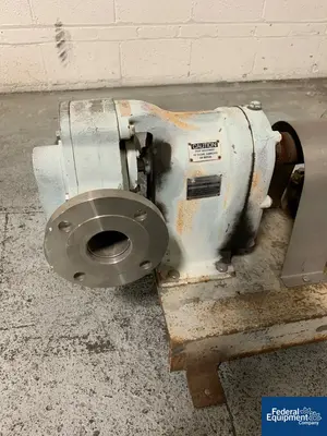 USED Waukesha Cherry-Burrell 2.5" Waukesha Rotary Lobe Pump, S/S, 7.5 HP