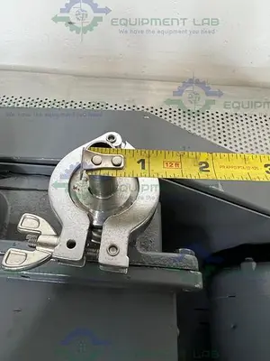 USED WELCH 1402 DUOSEAL BELT-DRIVEN ROTARY VANE VACUUM PUMP 115/230V