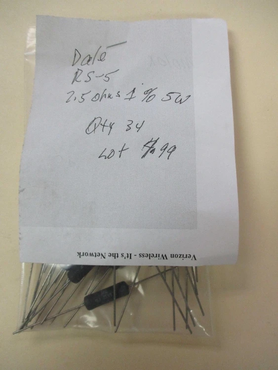 New | in-Stock Dale RS-5 Resistors Arizona US | ASSET CONVERSION SPECIALISTS, INC. #311299