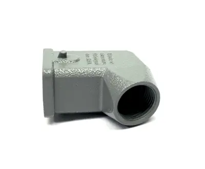 19200031640,Han 3A-GW-M20 | Harting 19200031640 Han 3A-GW-M20 Connector Hood Angled Entry 2 Peg LOT OF 2 - New