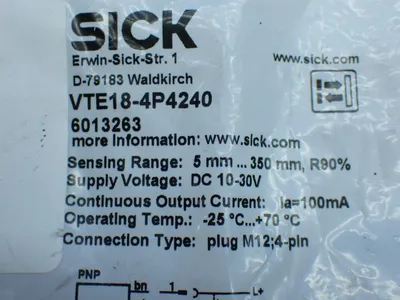New | in-Stock SICK VTE184P4240 Photoelectric Sensors Ohio US | HGR 24 #912960