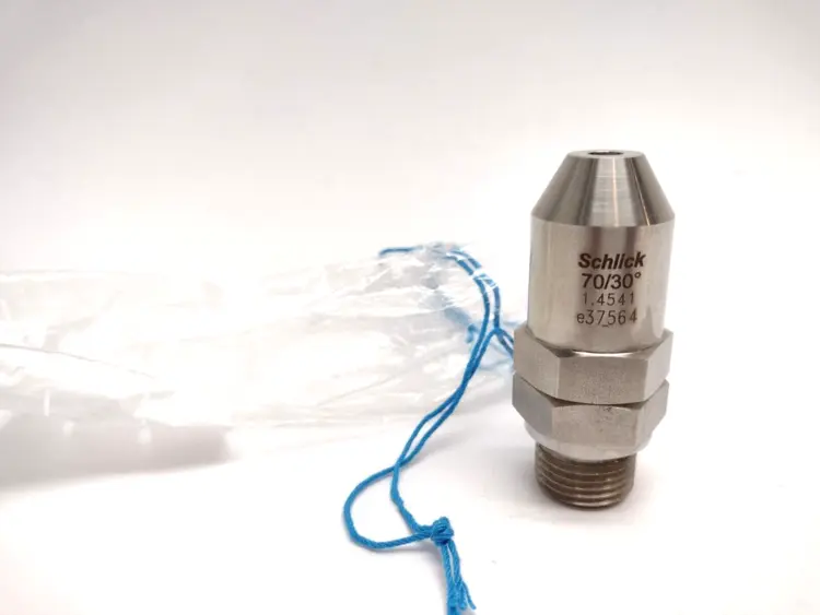 New | in-Stock Schlick 70/30 Degree Atomizing Spray Nozzle Size 3 7MM Bore 304SS Nozzles Michigan US | Maverick Industrial Sales #1396735