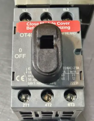 Bussmann Optima OPM-1038RSW Manual Motor Controller (BIN643)