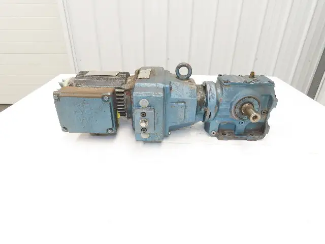 Sew Eurodrive S47D16DT80N4 Variable Gearmotor 17.62 Ratio 1Hp 24-96rpm 230/460V