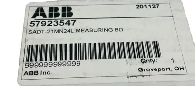 NEW SEALED ABB SADT 21 MN24L MEASURING BOARD SADT21MN24L