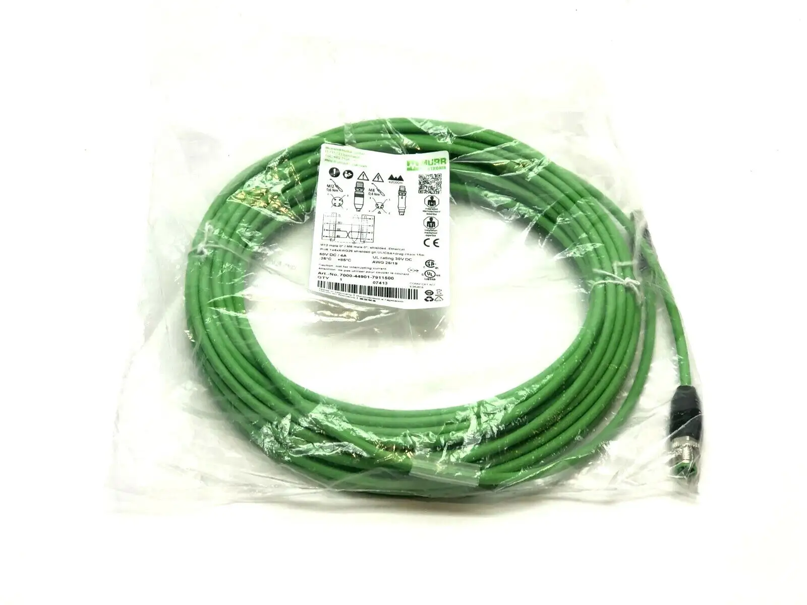 NEW MURR ELEKTRONIK SHIELDED ETHERCAT CABLE