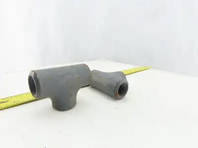 1" Butt Weld Seamless Pipe Fitting TEE Thick Wall Lot Of 2