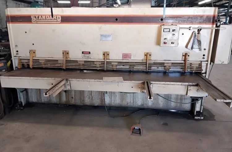 Used 1993 STANDARD AS250-10 Sheet Metal Shears Florida US | Revelation Machinery #405392