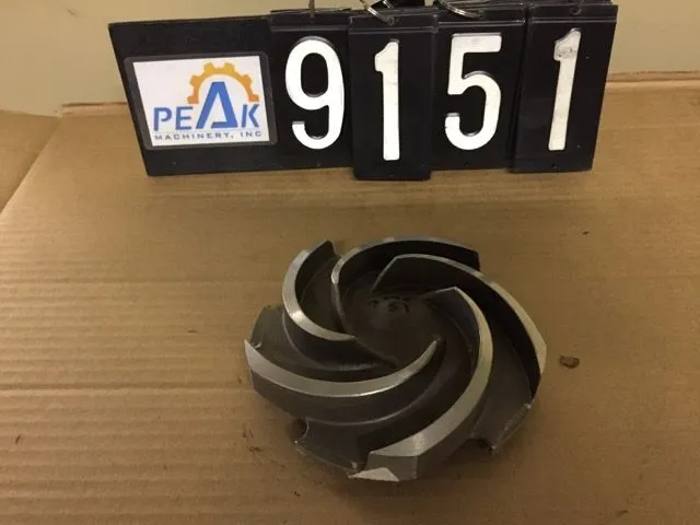 Goulds 3196 ST Impeller, 5 vane open, size 6"