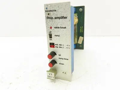 Rexroth VT5011S42R1 Proportional Amplifier Card VT5011 W/ Base VT3002
