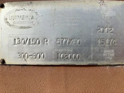 USED 2002 UNIVERSAL 130x150