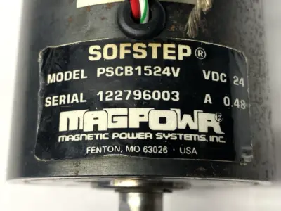 USED MAGPOWR SOFSTEP MAGNETIC CLUTCH BRAKE 24VDC .48A