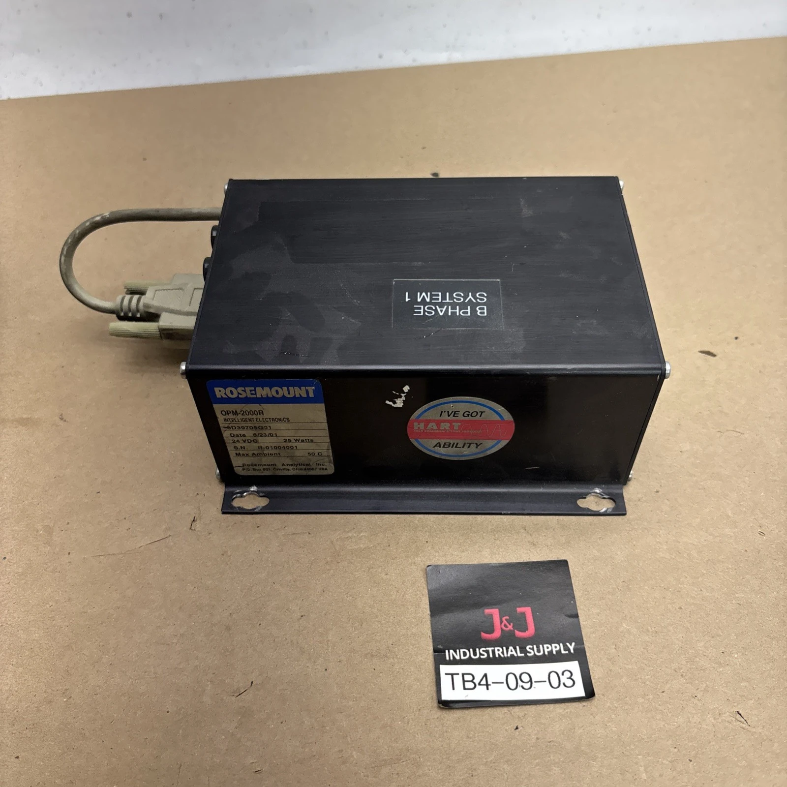 Used ROSEMOUNT 3D39705G01 Analyzer Testers Indiana US | J&J Industrial Supply #1421850