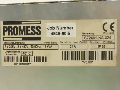 Used PROMESS _UNKNOWN_ Servo Drives Indiana US | Arrow Industrial #1408049